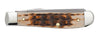 Case Peach Seed Jig Amber Bone Mini Trapper (00013) (Case)