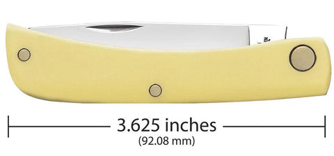 Case Knife 37 3137 CSB Yellow MO12766032 Sm Pls No Shld ( 00032 )