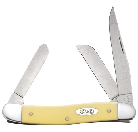 CASE 3318 CV Yellow Hndl Med Stockman. ( 00035 )
