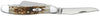 CASE 6318 SS Amber Bone Med Stockman. ( 00042 )