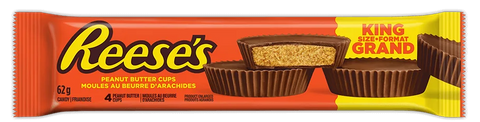 Hershey Reese's Peanut Butter Cup King Size 62g x 24 (103184) (46120830) (752298) ( HBK )