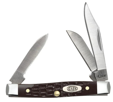 CASE 6333 SS Borwn Synth Sm Stockman. ( 00081 )