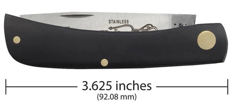 CASE 37 2137 SSG Blk CI01750 Sm Pls W/Sodbuster Jr Art 8180A ( 00095 )