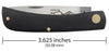 CASE 37 2137 SSG Blk CI01750 Sm Pls W/Sodbuster Jr Art 8180A ( 00095 )