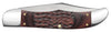 Case Knife  65 6265 SSG Rosewd St Jgd Wd W/O Serrate W/70230 & Leather Sheath ( 00189 )