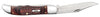 Case Knife  65 6265 SSG Rosewd St Jgd Wd W/O Serrate W/70230 & Leather Sheath ( 00189 )