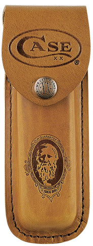 Case Knife  65 6265 SSG Rosewd St Jgd Wd W/O Serrate W/70230 & Leather Sheath ( 00189 )