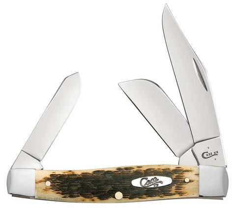 Case Knife  75 6375 CVM Amber #43 Pchsd Jgd Bn W/70230 ( 00204 )