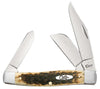 Case Knife  75 6375 CVM Amber #43 Pchsd Jgd Bn W/70230 ( 00204 )