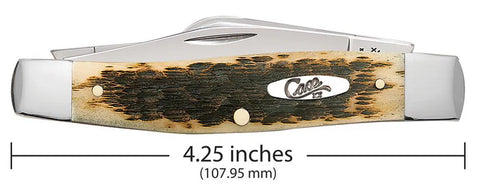 Case Knife  75 6375 CVM Amber #43 Pchsd Jgd Bn W/70230 ( 00204 )