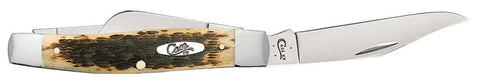 Case Knife  75 6375 CVM Amber #43 Pchsd Jgd Bn W/70230 ( 00204 )