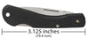 Case Knife  059L SSG Blk Pls Mini Blkhorn ( 00253 )