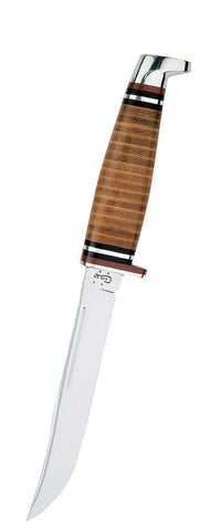 Case KnifeHtr 316-5 SSM Brown Leather W/Sheath ( 00381 )