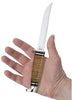 Case KnifeHtr 316-5 SSM Brown Leather W/Sheath ( 00381 )