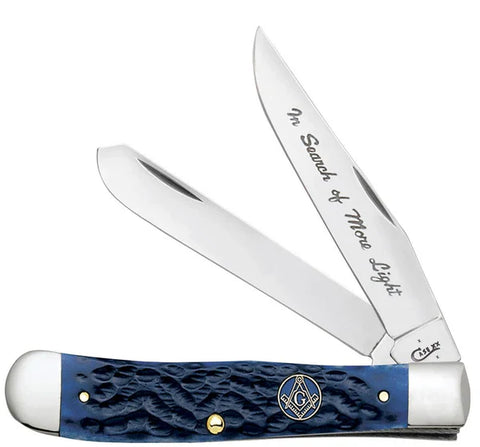 Case Knife SSM Blue #5 W/54808 Tin Masonic (01058)