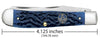 Case Knife SSM Blue #5 W/54808 Tin Masonic (01058)