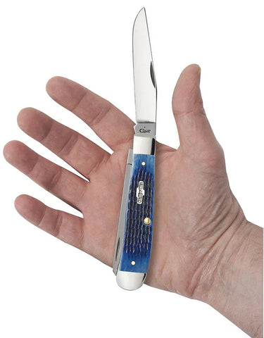CASE Knife Blue Bone Corn Cob Jig Trapper (CTC) (02800) (Case)