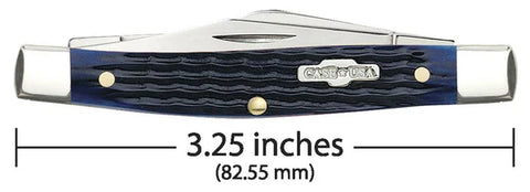 Case Knife 44 6344 SSM Blue #5 Rcc Jgd Bn. ( 02806 )