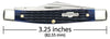Case Knife 44 6344 SSM Blue #5 Rcc Jgd Bn. ( 02806 )