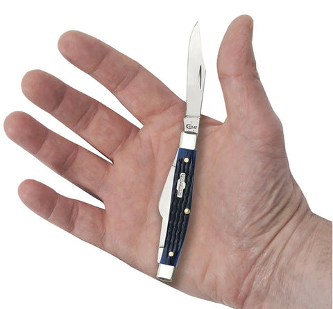 Case Knife 44 6344 SSM Blue #5 Rcc Jgd Bn. ( 02806 )