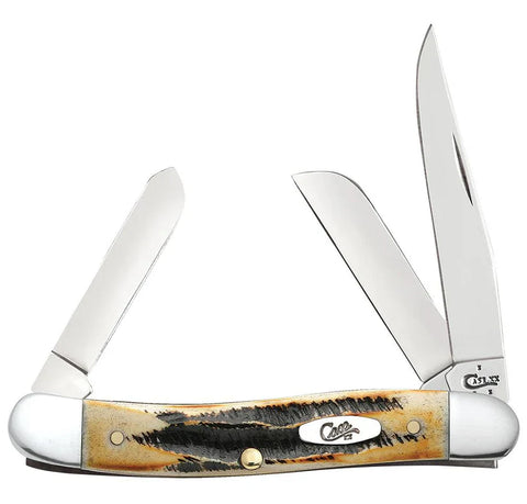 Case Knife 18 6.5318 SSM Bone Stag Jgd Bn ( 03578 )