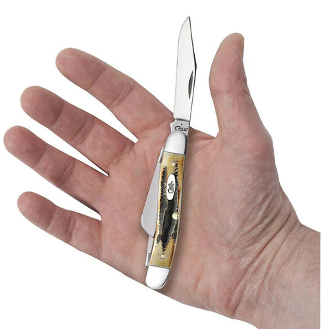 Case Knife 18 6.5318 SSM Bone Stag Jgd Bn ( 03578 )
