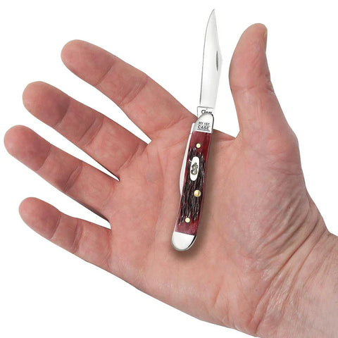 Case Knife 20 6220 SSM Old Red #21 Pchsd Jgd Bn W/57730 Case ( 03693 )