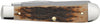 Case Peach Seed Jig Amber Bone Trapper (00164) (Case)