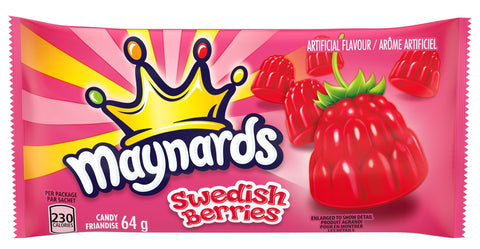 Maynards Swedish Berries 64g x 18 (122044) (0535044)