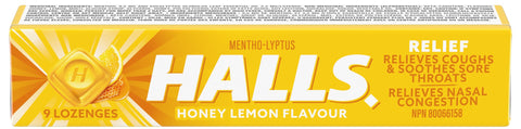 Halls Honey Lemon 20'S( 132219)