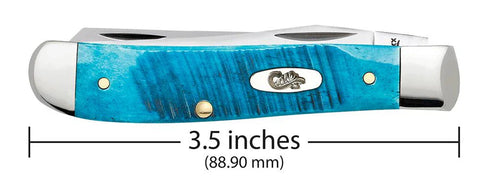 CASE Caribbean Blue Bone Mini Trapper (CTC) (25593) (Case)