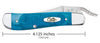 Case Knife 20 6220 SSM Carib Blue #54 W/70230 ( 25589 )