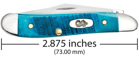Case Knife 20 6220 SSM Carib Blue #54 Swbn Jgd Bn W/57730( 25596 )