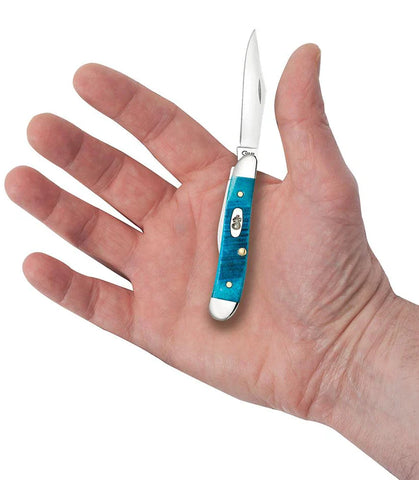 Case Knife 20 6220 SSM Carib Blue #54 Swbn Jgd Bn W/57730( 25596 )