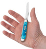 CASE Caribbean Blue Bone Mini Trapper (CTC) (25593) (Case)