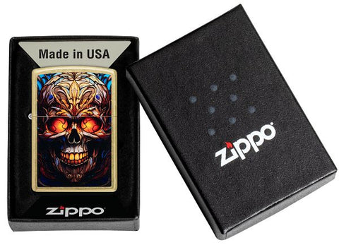 Zippo 48267 Skull Design (46715)