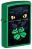 Zippo 48629 Lucky Cat Clover Design (46721)