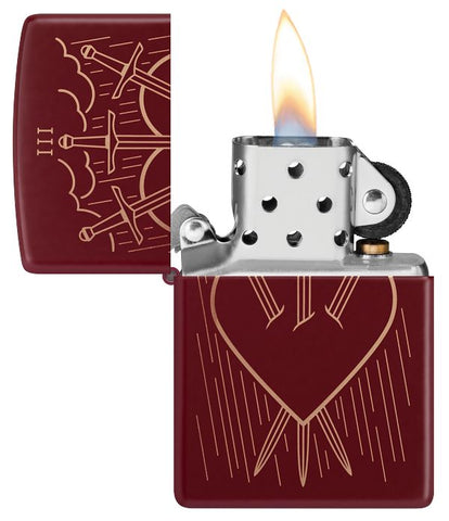 Zippo 46021 Heart and Daggers Design (46723)