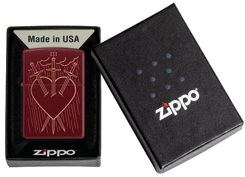 Zippo 46021 Heart and Daggers Design (46723)