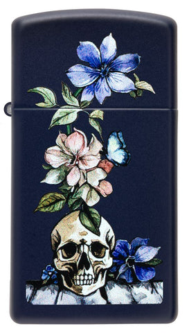 Zippo Horror and Goth Navy Skull (46813)