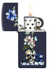 Zippo Horror and Goth Navy Skull (46813)