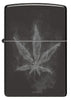 Zippo High Polish Blk Cannabis Design (46823)
