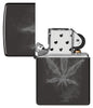 Zippo High Polish Blk Cannabis Design (46823)