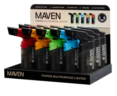 Maven Popper Pocket Lighter (15/tray) (50204)