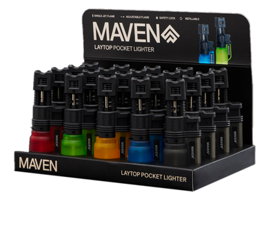 Maven Laytop Pocket Lighter (20/Tray) (50280)