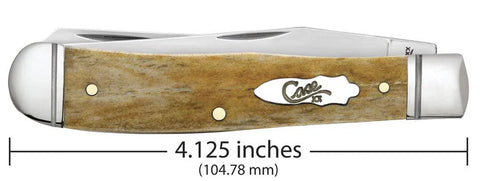 Case Knife 54 6254 SSM Antiq #1 Sm Bn W/300289 Fluted( 58182 )