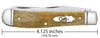 Case Knife 54 6254 SSM Antiq #1 Sm Bn W/300289 Fluted( 58182 )