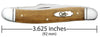 Case Knife 18 6318 SSM Antiq #1 Sm Bn Fluted (58185 )
