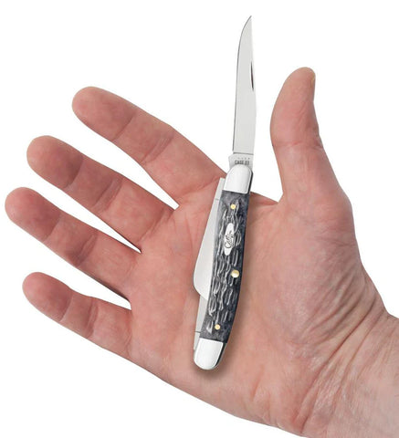 Case Knife 18 6318 Cvm Pw Gray #87 Cr Jgd Bn W/57731 (58413)