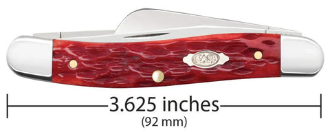CASE Dark Red Bone Med Stockman (CTC) (31951) (Case) 3751720